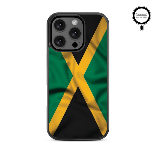 MyBat Design Lab Series MagSafe Case for Apple iPhone 16 Pro - Jamaica Flag - MIP16PCSLESMSM310-3.jpg