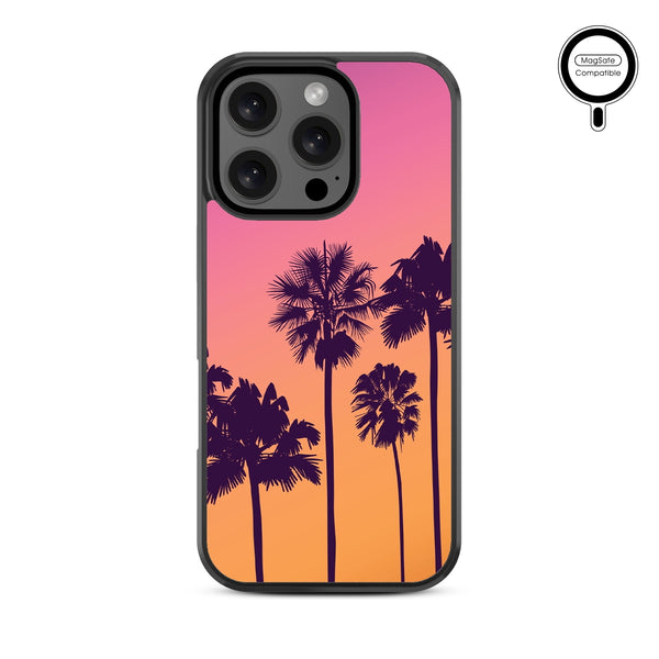MyBat Design Lab Series MagSafe Case for Apple iPhone 16 Pro Max - Palm Tree Sunset - MIP16PMCSLESMSM136-3.jpg