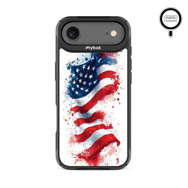 MyBat Design Lab Series MagSafe Case for Apple iPhone Air - Patriotic Flag Painiting - MIP17ACSLESMSMP346-3.jpg