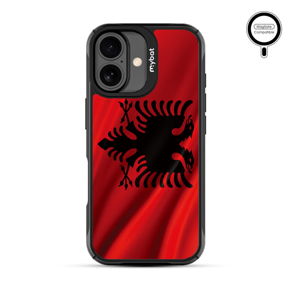 MyBat Design Lab Series MagSafe Case for Apple iPhone 17 - Albania Flag - MIP17CSLESMSMP140-3.jpg