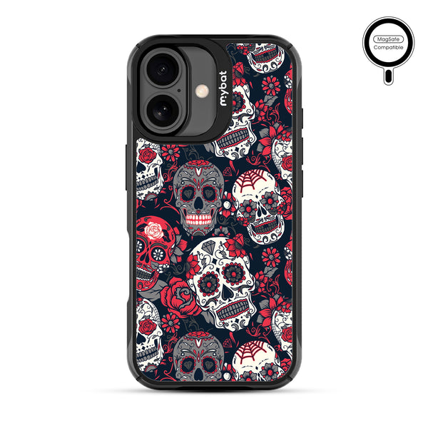 MyBat Design Lab Series MagSafe Case for Apple iPhone 17 - Sugar Rose Skulls - MIP17CSLESMSMP418-3.jpg
