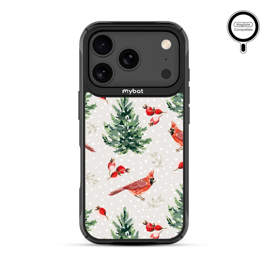 MyBat Design Lab Series MagSafe Case for Apple iPhone 17 Pro - Winter Cardinals - MIP17PCSLESMSMP298-3.jpg