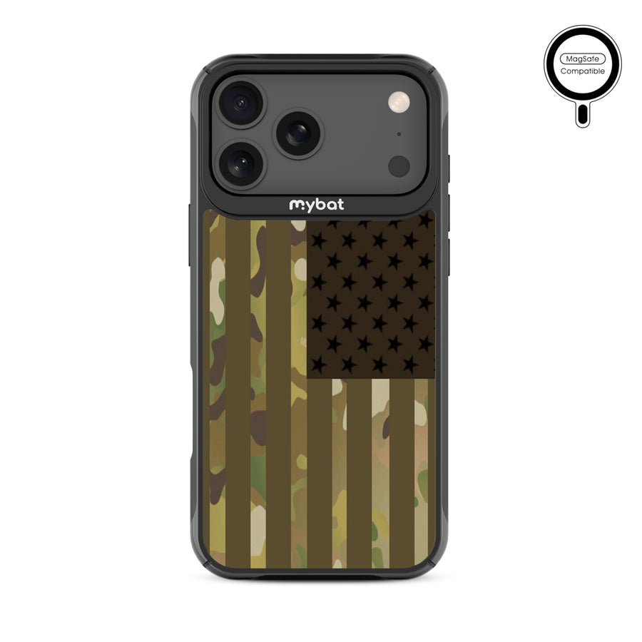 MyBat Design Lab Series MagSafe Case for Apple iPhone 17 Pro Max - Military Camouflage American Flag - MIP17PMCSLESMSMP054-3.jpg
