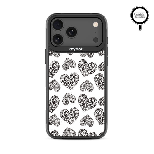 MyBat Design Lab Series MagSafe Case for Apple iPhone 17 Pro Max - Leopard Print Hearts - MIP17PMCSLESMSMP098-3.jpg
