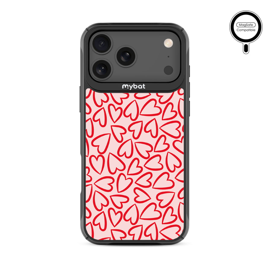 MyBat Design Lab Series MagSafe Case for Apple iPhone 17 Pro Max - Endless Hearts - MIP17PMCSLESMSMP338-3.jpg