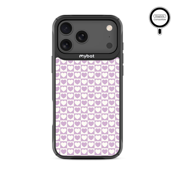 MyBat Design Lab Series MagSafe Case for Apple iPhone 17 Pro Max - Heart Grid - MIP17PMCSLESMSMP339-3.jpg