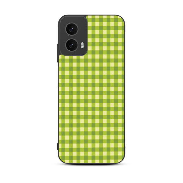 MyBat Design Lab Series Case for Motorola Moto G 5G (2024) - Green Gingham - MMG5G24CSLESM476-3.jpg