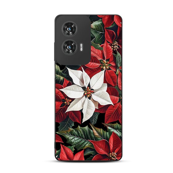 MyBat Design Lab Series Case for Motorola Moto G Stylus 5G (2024) - Christmas Poinsettias - MMGS5G24CSLESM301-3.jpg