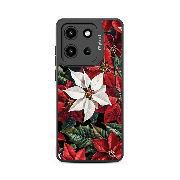 MyBat Design Lab Series Case for Motorola Moto G Stylus 5G (2025) / Moto G Stylus 5G (2026) - Christmas Poinsettias - MMGS5G25CSLESMP301-3.jpg