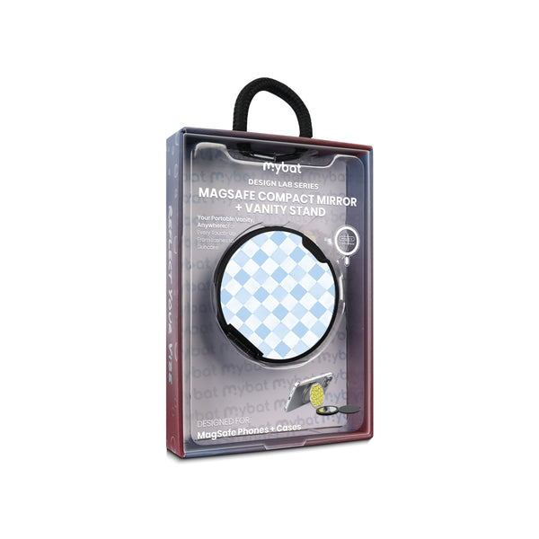 MyBat Design Lab MagSafe Selfie Mirror Kickstand - Black - Sky Blue Check - MOTHMNUSU331-478-11.jpg