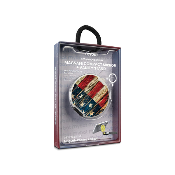 MyBat Design Lab MagSafe Selfie Mirror Kickstand - Silver - US Painted Flag - MOTHMNUSU332-381-11.jpg