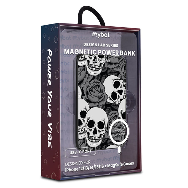 MyBat Design Lab 5000mAh Magnetic Wireless Power Bank - Black - Skull Garden - MPBBAT131-BK-081-9.jpg