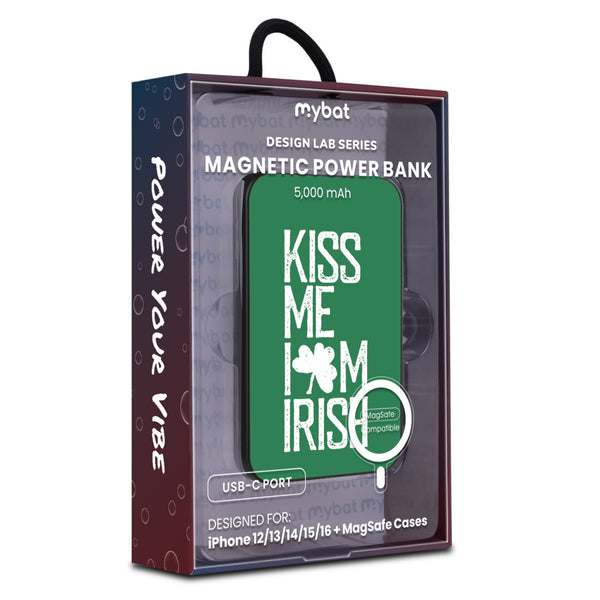MyBat Design Lab 5000mAh Magnetic Wireless Power Bank - Black - Kiss Me I'm Irish - MPBBAT131-BK-465-9.jpg