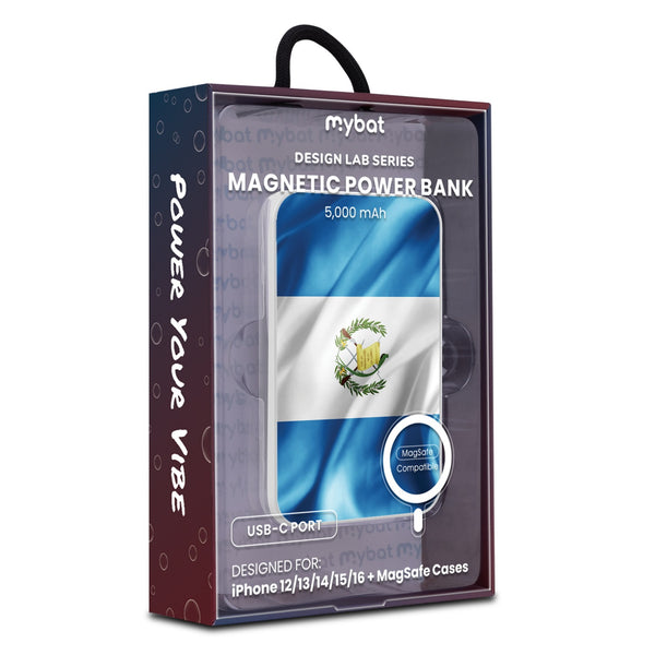 MyBat Design Lab 5000mAh Magnetic Wireless Power Bank - White - Guatemalan Flag - MPBBAT132-WH-045-9.jpg
