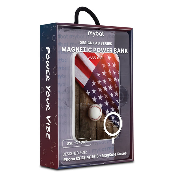 MyBat Design Lab 5000mAh Magnetic Wireless Power Bank - White - Patriotic Pitch - MPBBAT132-WH-172-9.jpg