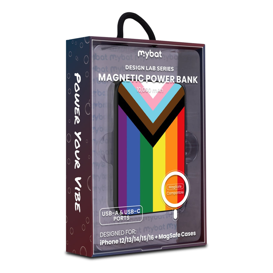 MyBat Design Lab 10000mAh Magnetic Wireless Power Bank - Black - LGBTQ+ Flag - MPBBAT141-BK-034-9.jpg