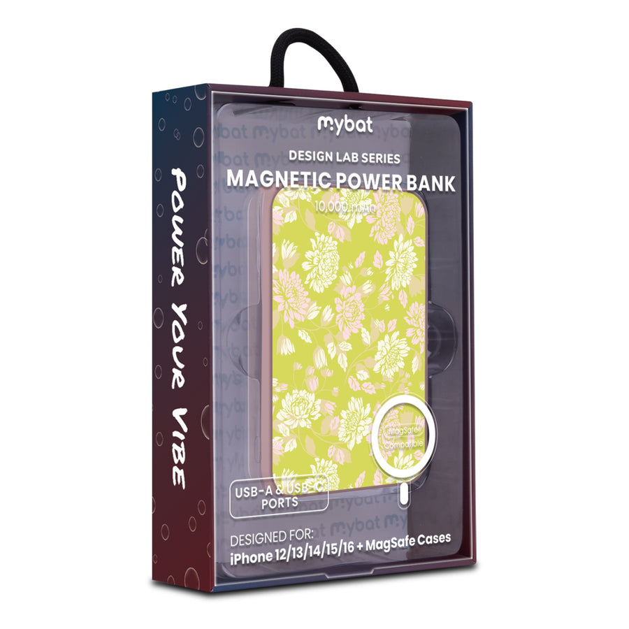 MyBat Design Lab 10000mAh Magnetic Wireless Power Bank - Pink - Green Thumb - MPBBAT143-PK-472-9.jpg