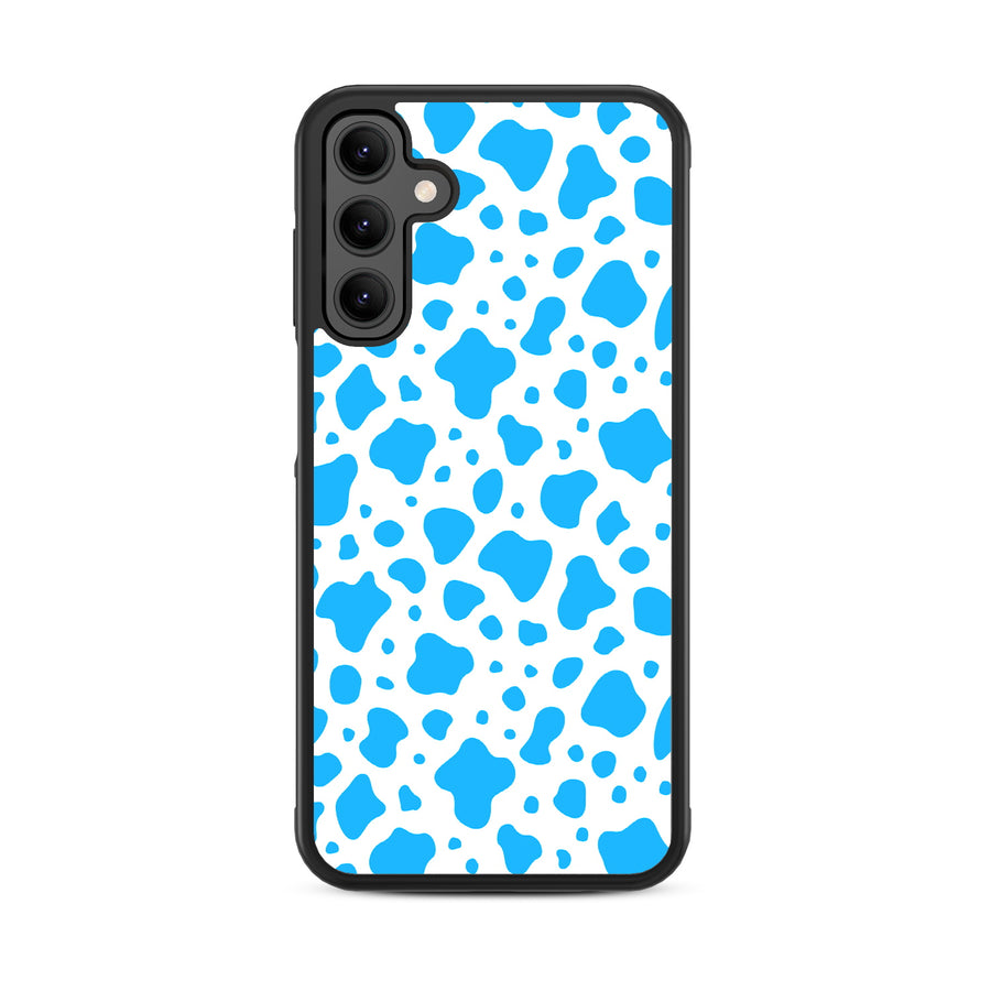 MyBat Design Lab Series Case for Samsung Galaxy A15 5G - Blue Cow Print - MSA155GCSLESM016-3.jpg