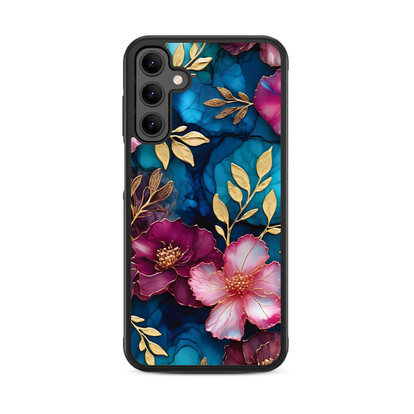 MyBat Design Lab Series Case for Samsung Galaxy A15 5G - Gilded Petals - MSA155GCSLESM188-3.jpg