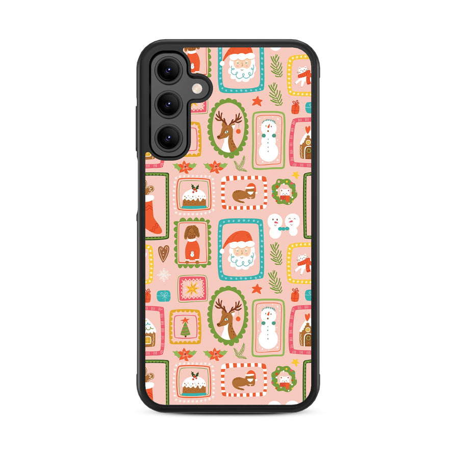 MyBat Design Lab Series Case for Samsung Galaxy A15 5G - Holiday Stamps - MSA155GCSLESM297-3.jpg