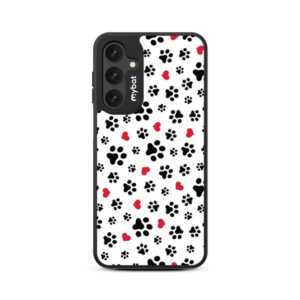 MyBat Design Lab Series Case for Samsung Galaxy A16 5G - Paw Prints and Hearts - MSA165GCSLESMP001-3.jpg