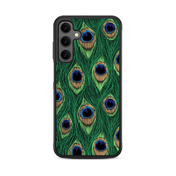 MyBat Design Lab Series Case for Samsung Galaxy A25 5G - Peacock Feathers - MSA255GCSLESM018-3.jpg