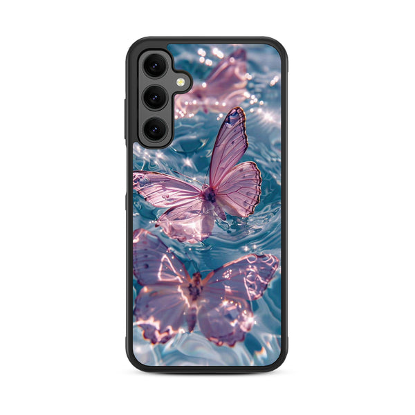 MyBat Design Lab Series Case for Samsung Galaxy A25 5G - Floating Butterflies - MSA255GCSLESM180-3.jpg