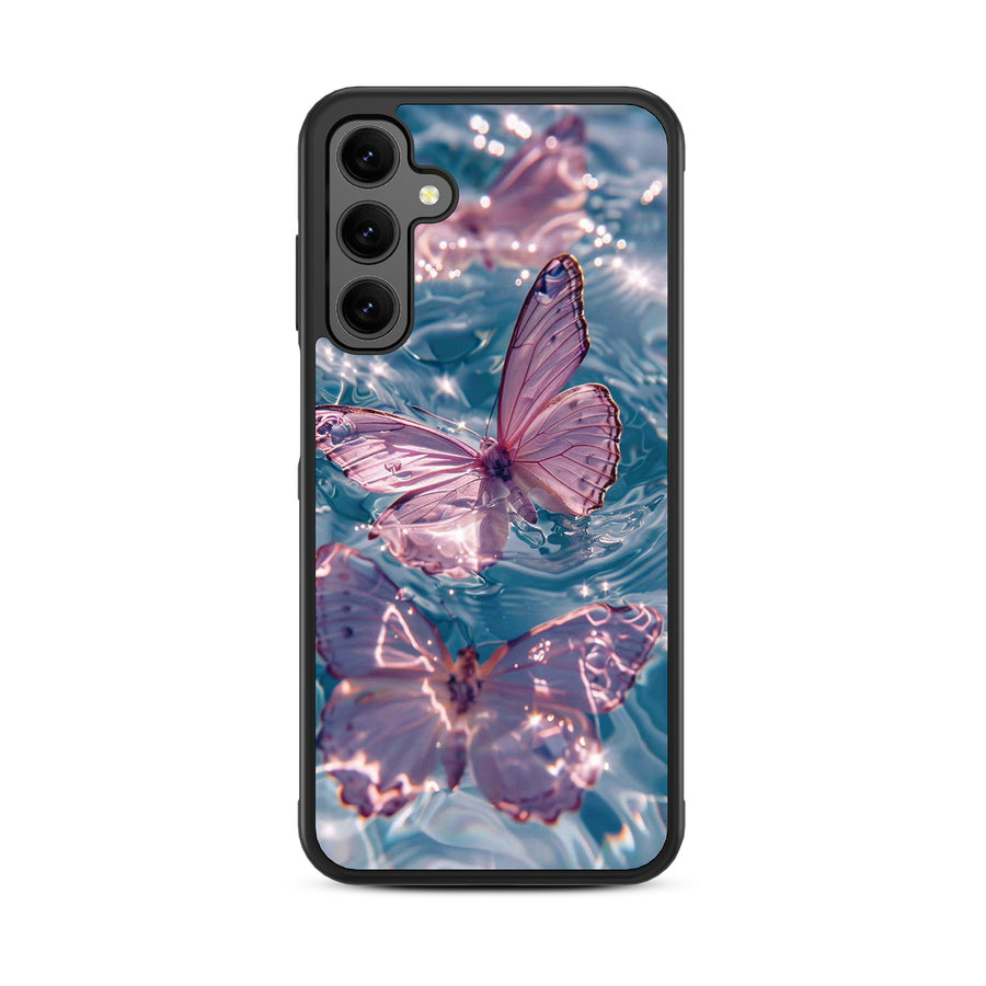 MyBat Design Lab Series Case for Samsung Galaxy A25 5G - Floating Butterflies - MSA255GCSLESM180-3.jpg