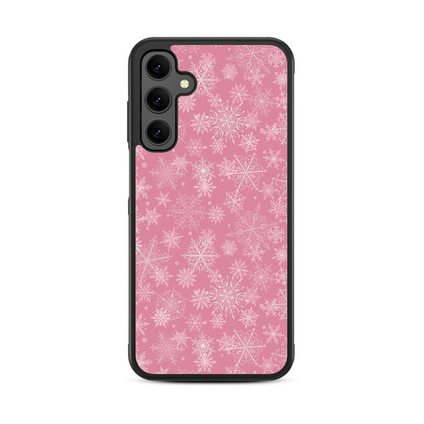 MyBat Design Lab Series Case for Samsung Galaxy A25 5G - Pink Snowflakes - MSA255GCSLESM282-3.jpg