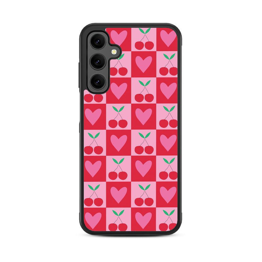 MyBat Design Lab Series Case for Samsung Galaxy A25 5G - Cherry Hearts - MSA255GCSLESM334-3.jpg