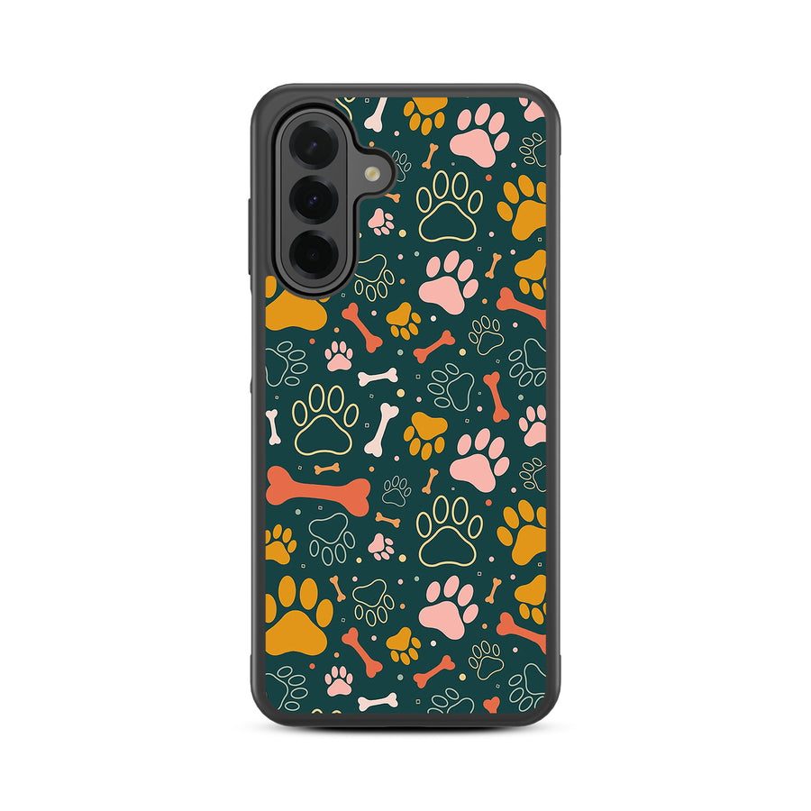 MyBat Design Lab Series Case for Samsung Galaxy A26 5G - Paw Prints & Bones - MSA265GCSLESM003-3.jpg