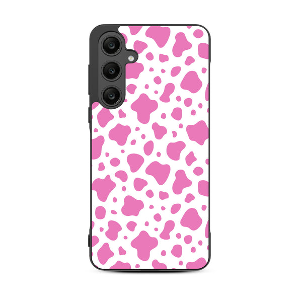 MyBat Design Lab Series Case for Samsung Galaxy A35 5G - Pink Cow Print - MSA355GCSLESM015-3.jpg