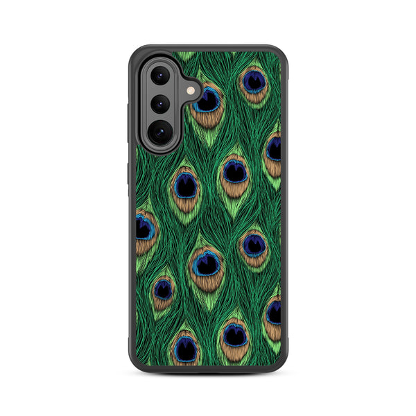 MyBat Design Lab Series Case for Samsung Galaxy A36 5G - Peacock Feathers - MSA365GCSLESM018-3.jpg