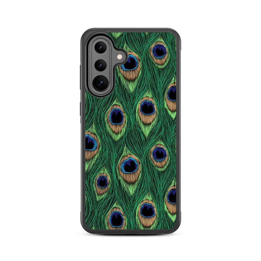 MyBat Design Lab Series Case for Samsung Galaxy A36 5G - Peacock Feathers - MSA365GCSLESM018-3.jpg