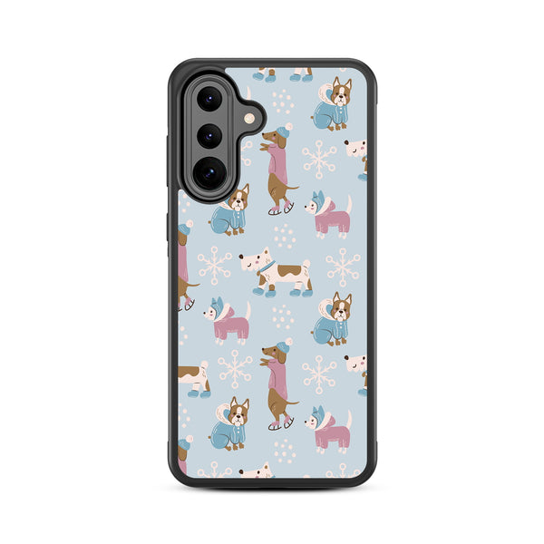 MyBat Design Lab Series Case for Samsung Galaxy A36 5G - Puppy Snow Play - MSA365GCSLESM299-3.jpg