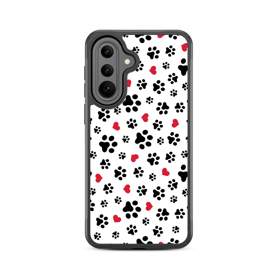 MyBat Design Lab Series Case for Samsung Galaxy A37 5G / A36 5G - Paw Prints and Hearts - MSA375GCSLESMP001-3.jpg
