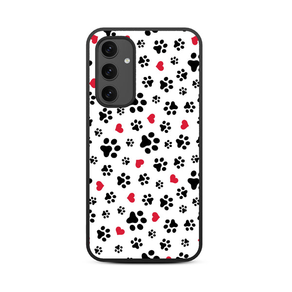 MyBat Design Lab Series Case for Samsung Galaxy A54 5G - Paw Prints and Hearts - MSA545GCSLESM001-1.jpg