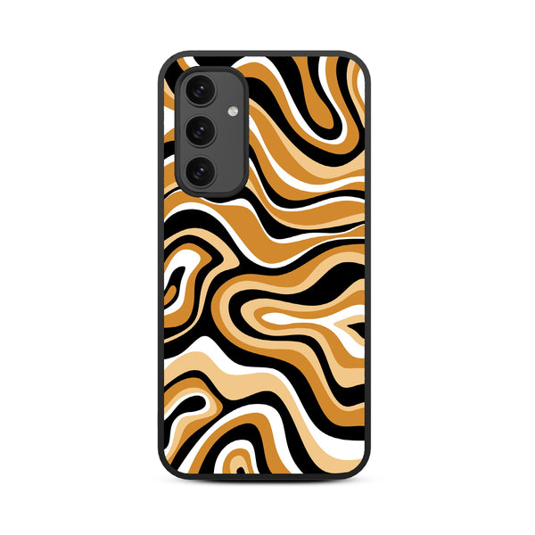 MyBat Design Lab Series Case for Samsung Galaxy A54 5G - Groovy Golden Swirls - MSA545GCSLESM093-1.jpg
