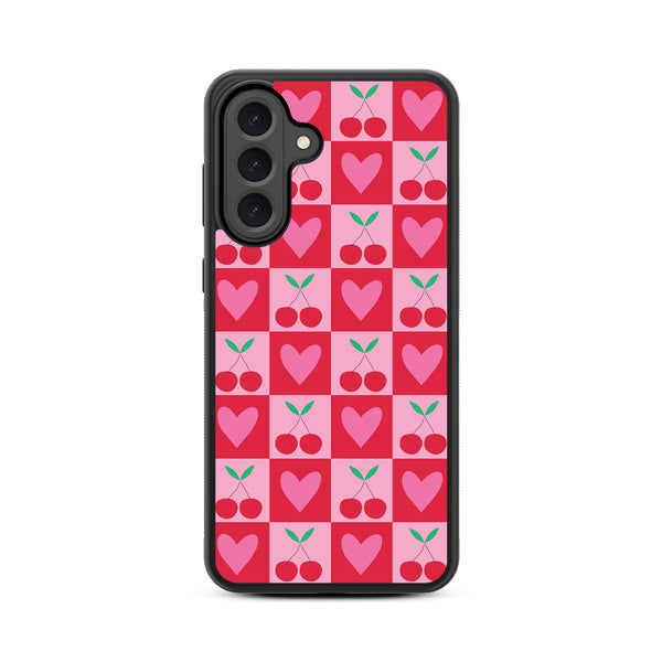 MyBat Design Lab Series Case for Samsung Galaxy A56 5G - Cherry Hearts - MSA565GCSLESM334-3.jpg
