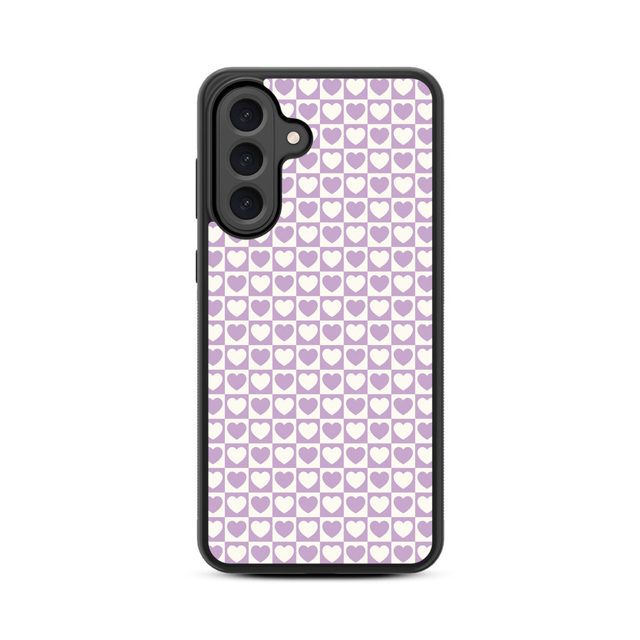 MyBat Design Lab Series Case for Samsung Galaxy A56 5G - Heart Grid - MSA565GCSLESM339-3.jpg