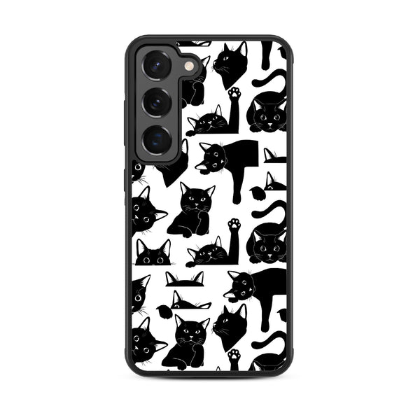 MyBat Design Lab Series Case for Samsung Galaxy S24 - Black Cats - MSS24CSLESM017-3.jpg
