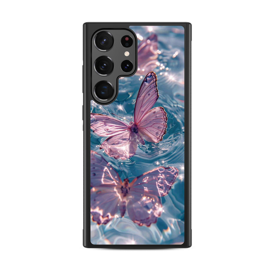 MyBat Design Lab Series Case for Samsung Galaxy S24 Ultra - Floating Butterflies - MSS24UCSLESM180-3.jpg