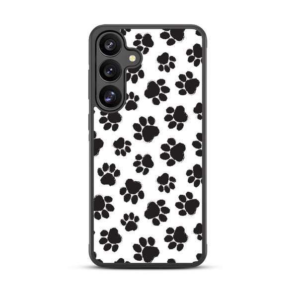 MyBat Design Lab Series Case for Samsung Galaxy S25 - Black Paw Prints - MSS25CSLESM002-3.jpg