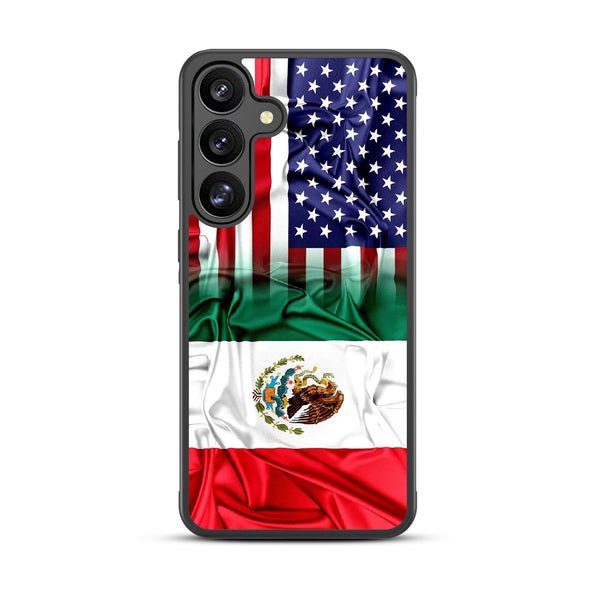 MyBat Design Lab Series Case for Samsung Galaxy S25 - Mexican-American Flag - MSS25CSLESM168-3.jpg