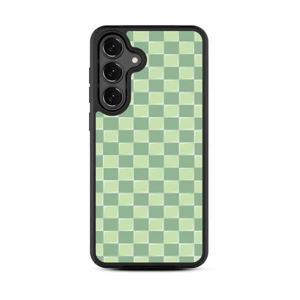 MyBat Design Lab Series Case for Samsung Galaxy S25 Fan Edition - Matcha Check - MSS25FECSLESMP482-3.jpg
