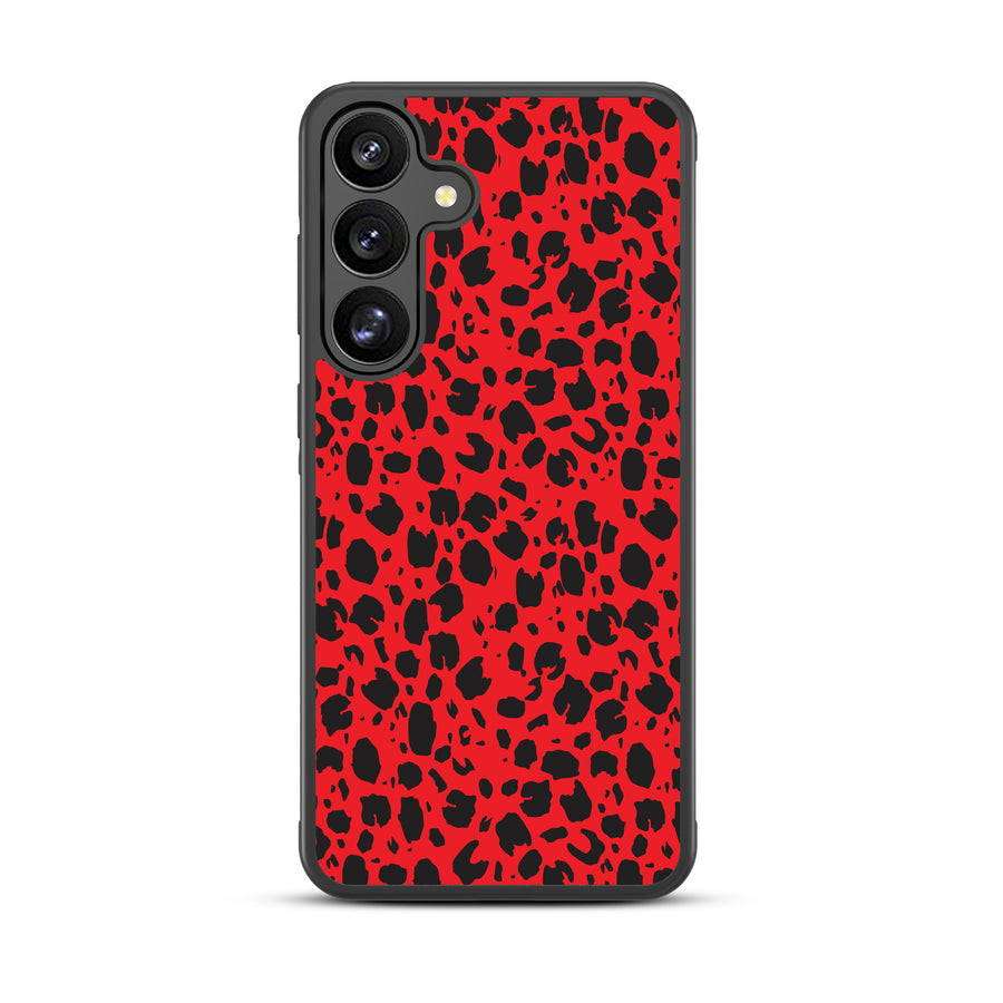 MyBat Design Lab Series Case for Samsung Galaxy S25 Plus - Red Leopard Print - MSS25PCSLESM008-3.jpg