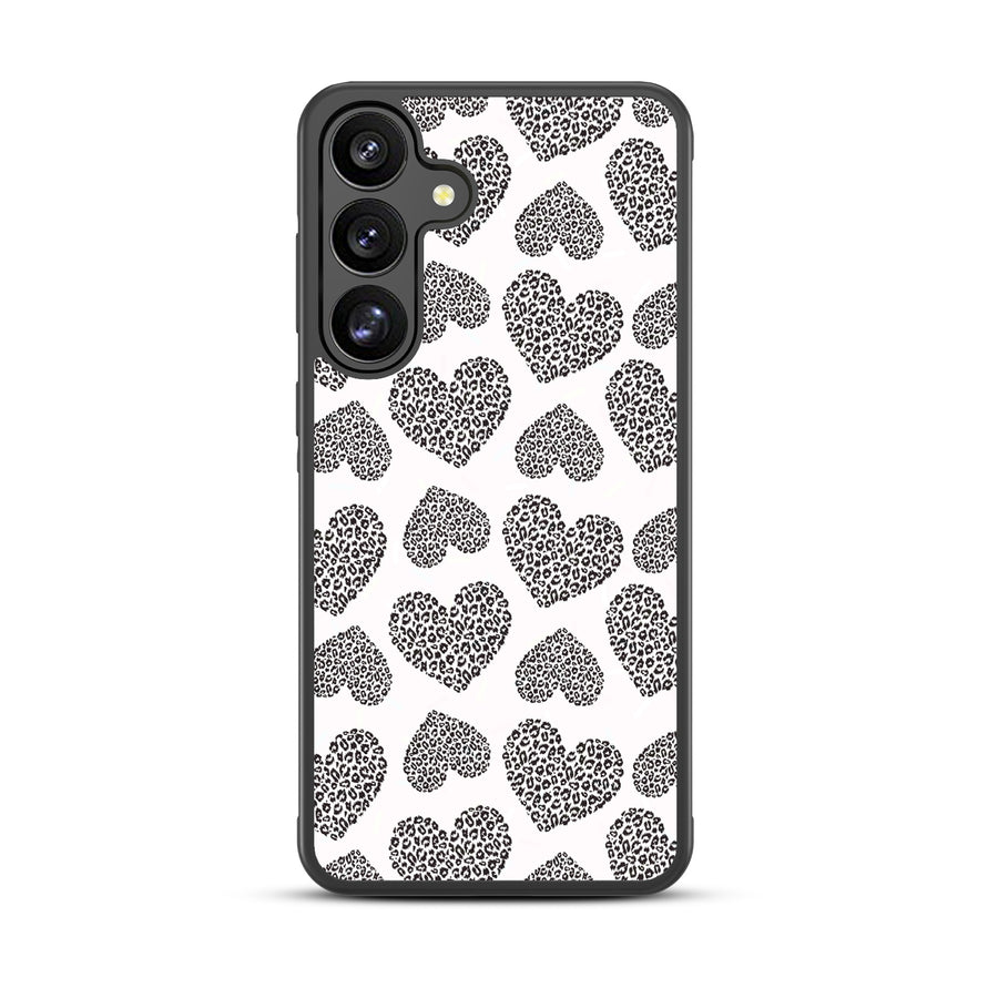 MyBat Design Lab Series Case for Samsung Galaxy S25 Plus - Leopard Print Hearts - MSS25PCSLESM098-3.jpg