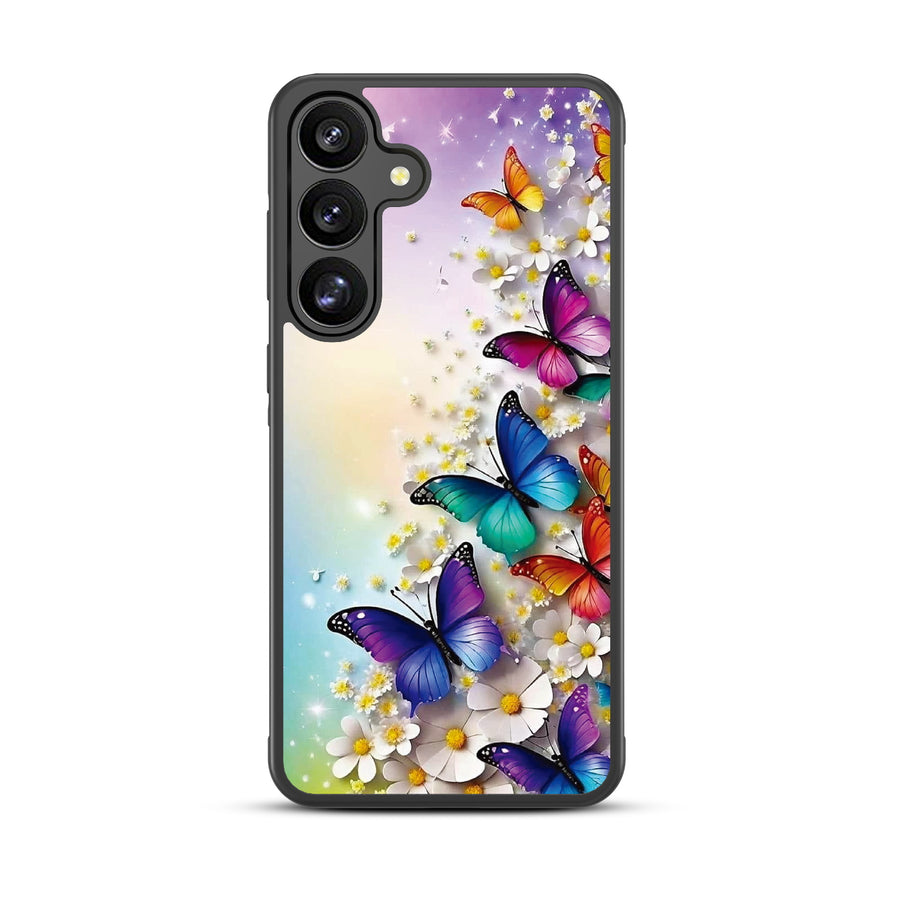 MyBat Design Lab Series Case for Samsung Galaxy S25 Plus - Rainbow Butterflies - MSS25PCSLESM187-3.jpg