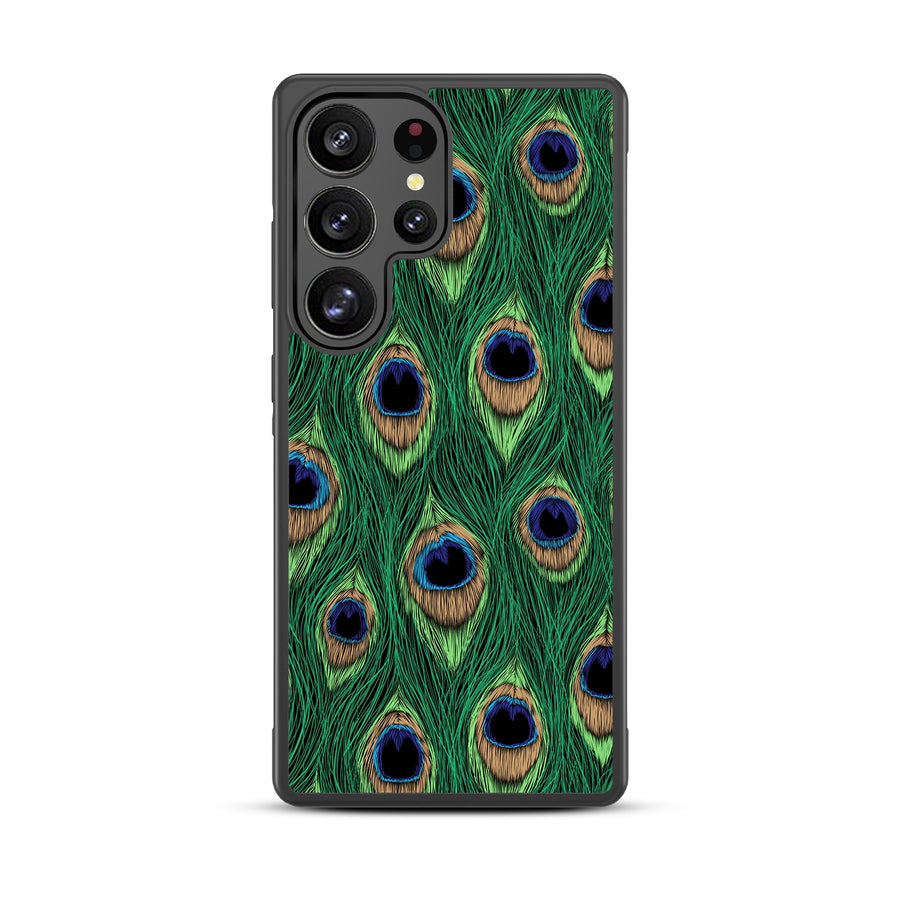 MyBat Design Lab Series Case for Samsung Galaxy S25 Ultra - Peacock Feathers - MSS25UCSLESM018-3.jpg