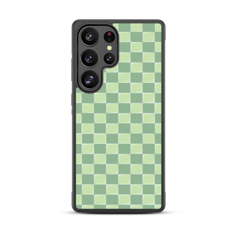 MyBat Design Lab Series Case for Samsung Galaxy S25 Ultra - Matcha Check - MSS25UCSLESM482-3.jpg